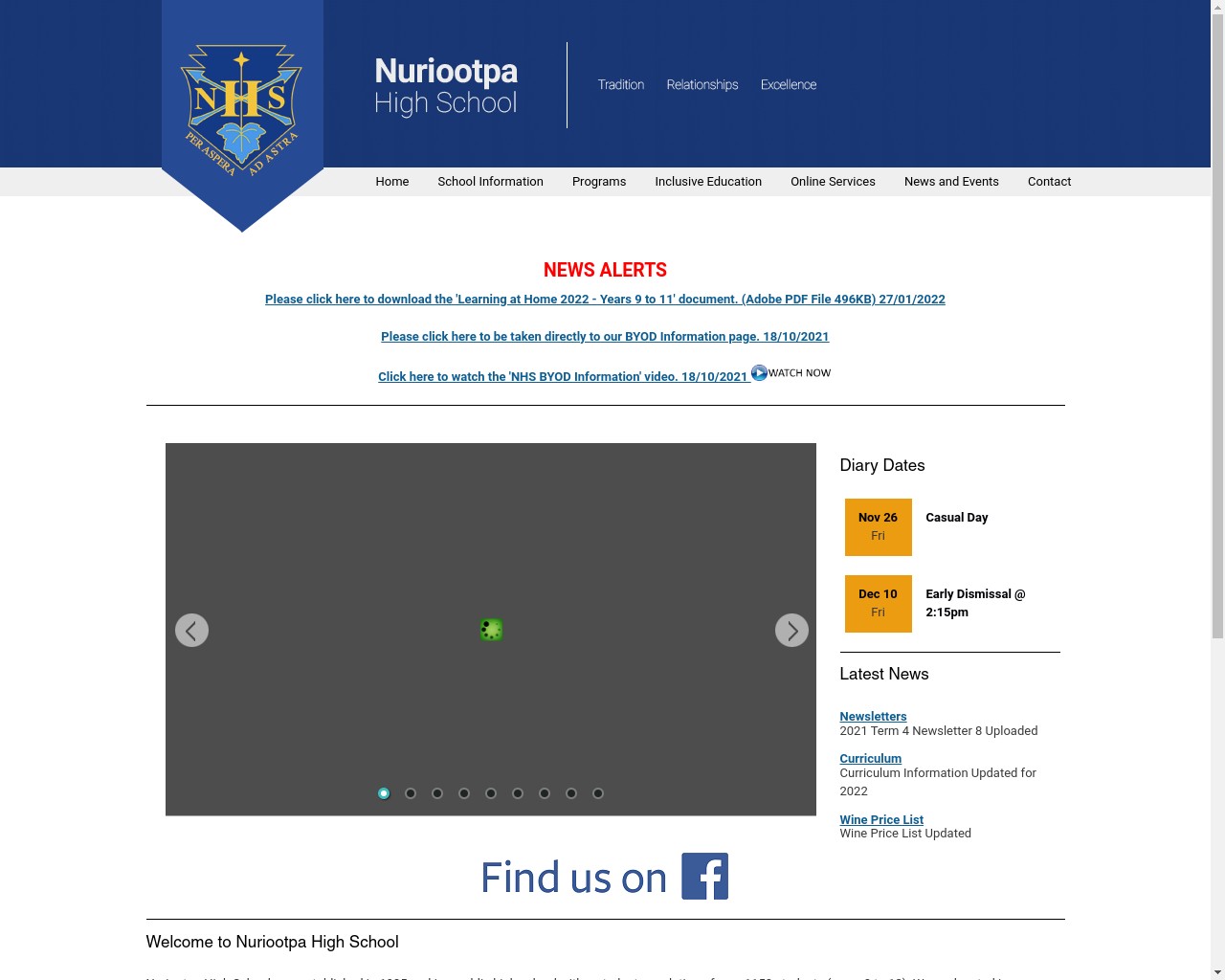 Nurlootpa High School