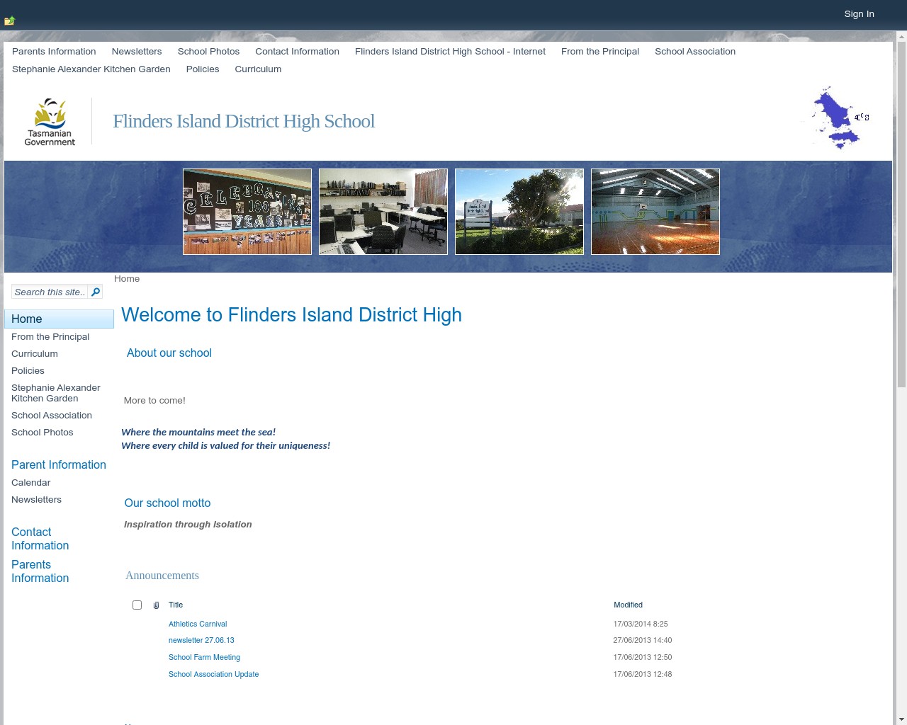 Flinders Island District High School