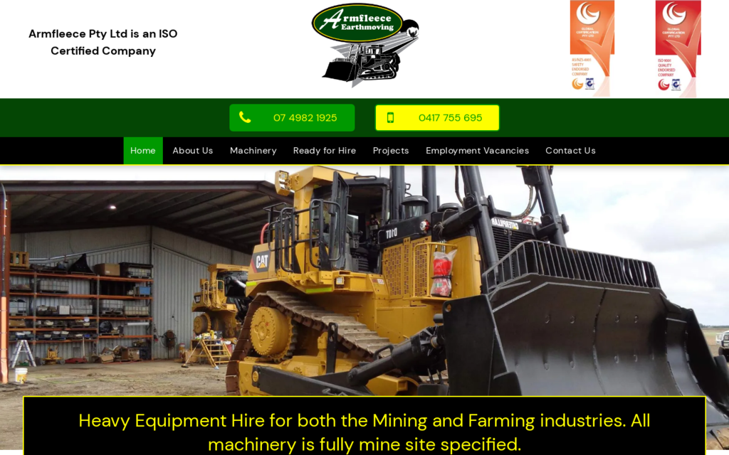 Armfleece Earthmoving