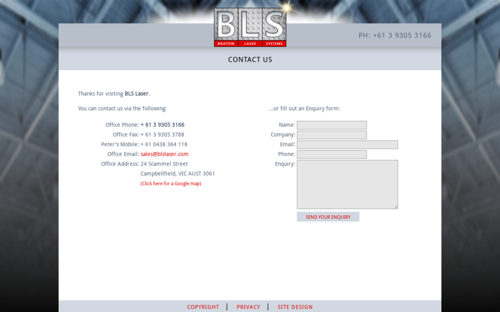 Bristow Laser Systems